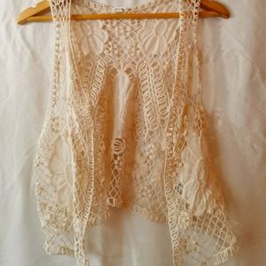 Garage crochet vest, m-l